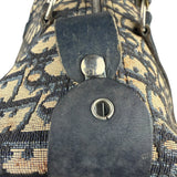 Christian Dior Vintage Canvas Monogram Trotter Oblique Boston Hand Bag