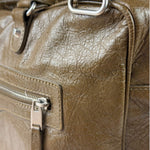 Balenciaga Brown Motocross Classic Travel Bag