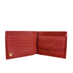 Rolex Red Leather Bifold Wallet