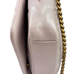 Chanel Light Lilac Calfskin Leather Quilted Flap Chain Bag