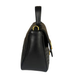 Gucci Black Leather Marmont Medium Shoulder Bag