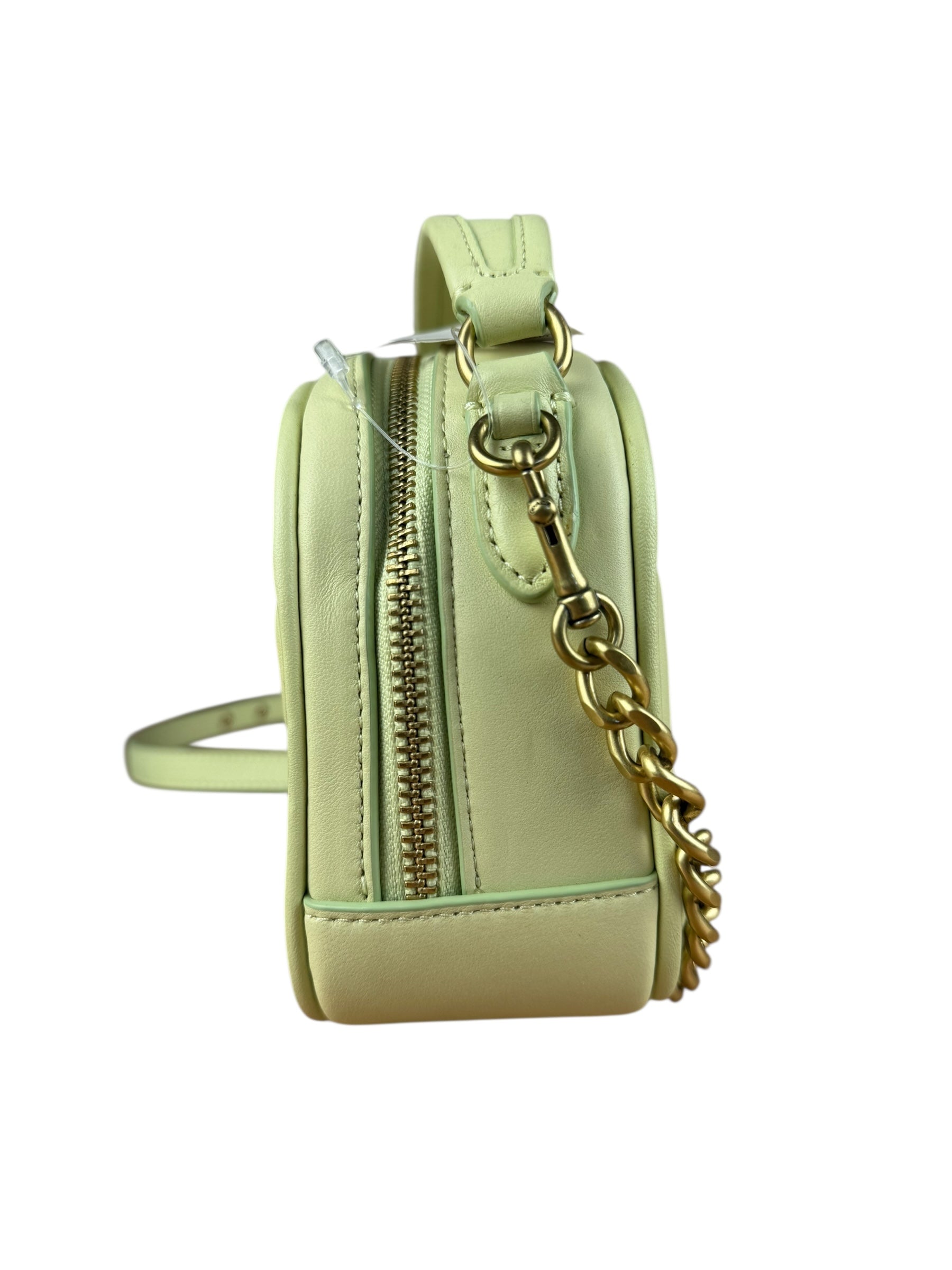 Coach Lime Nappa Leather Top Handle Bag