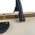Louis Vuitton Ivory Cuir Orfevre leather Speedy Doctor 25
