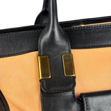 Chloe Nude Pink/Black Alice Satchel Shoulder Bag