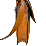 Fendi Brown/Cream Leather Jacquard FF Zucca Baguette