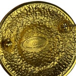Chanel Starred Circular Logo Brooch