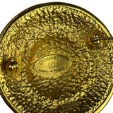 Chanel Starred Circular Logo Brooch