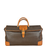 Celine Vintage Macadam Coated Canvas Weekender Travel Bag