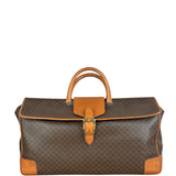 Celine Vintage Macadam Coated Canvas Weekender Travel Bag