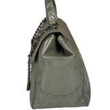 Chanel Grey Patent Leather Mademoiselle Kelly Flap Bag 2008