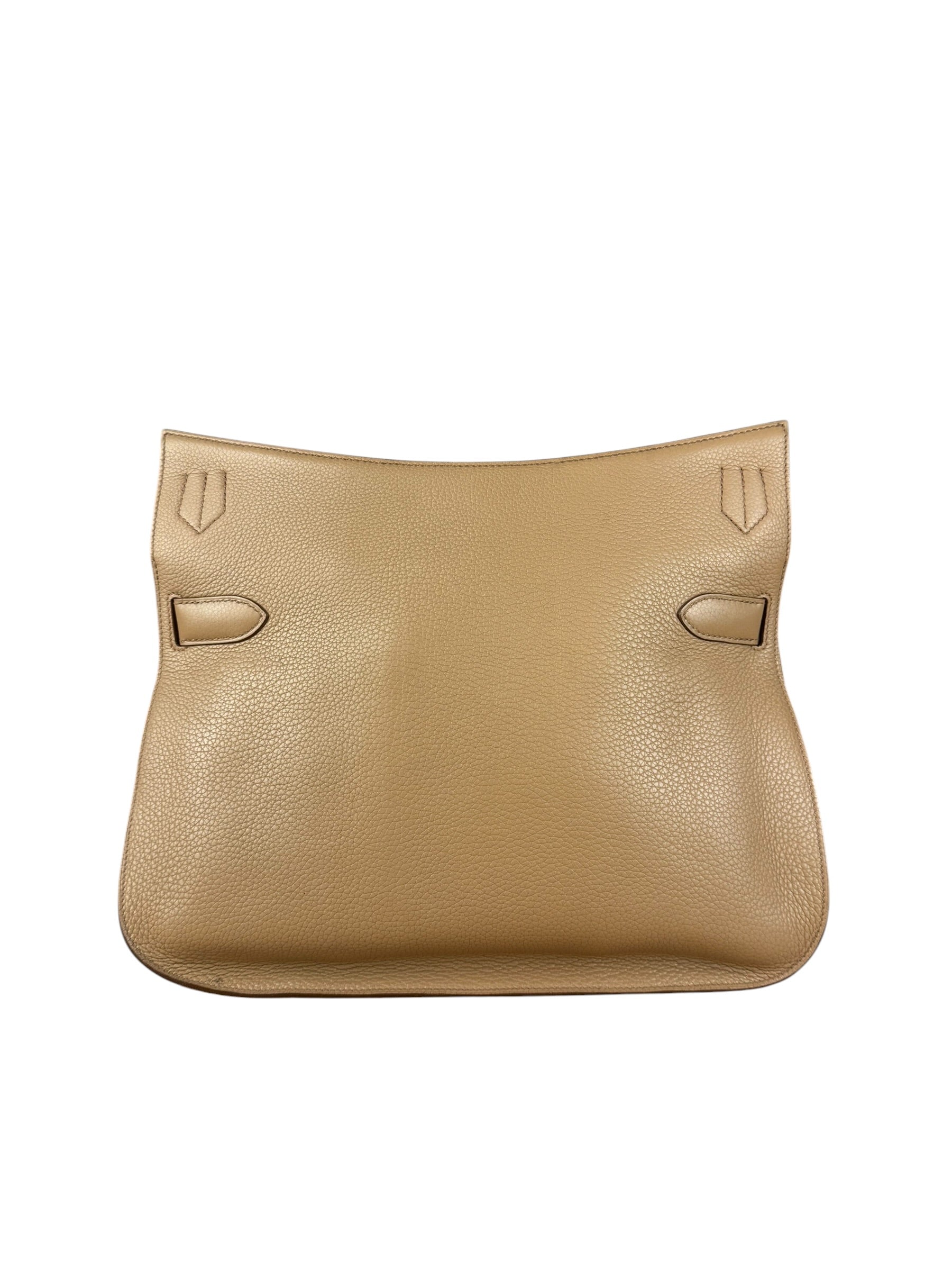 Hermes Jypsiere Tan Clemence Leather Shoulder Bag 2008