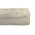 Chloé White Leather Paddington Handbag (Repainted)