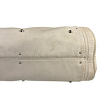 Chloé White Leather Paddington Handbag (Repainted)