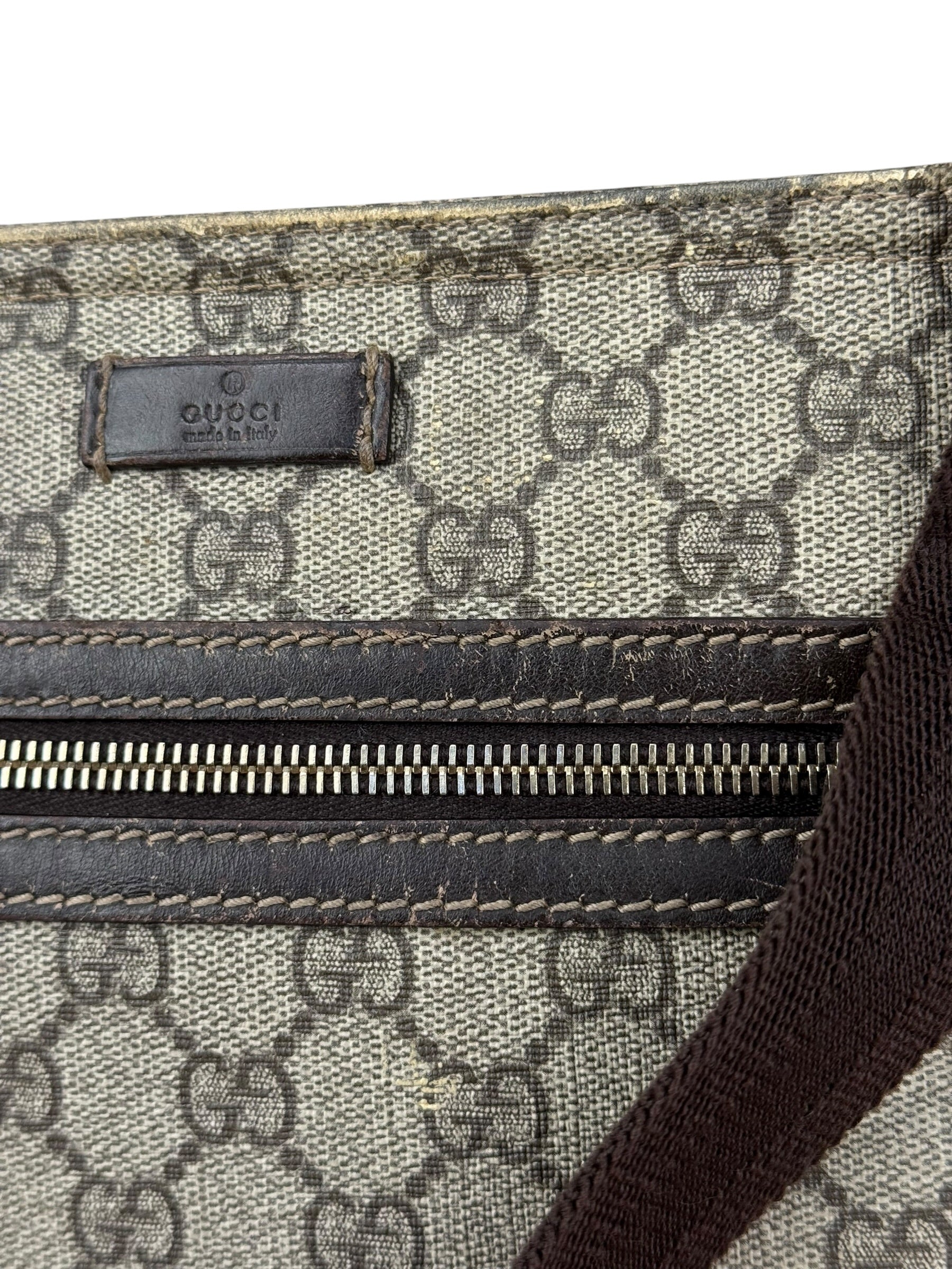 Gucci GG Coated Canvas Web Crossbody Bag