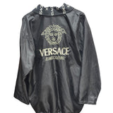 Vintage Versace Jeans Couture Black Polyester Reversible Jacket