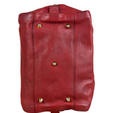 Chloe Red Leather Paddington Medium Satchel Two-Way Bag