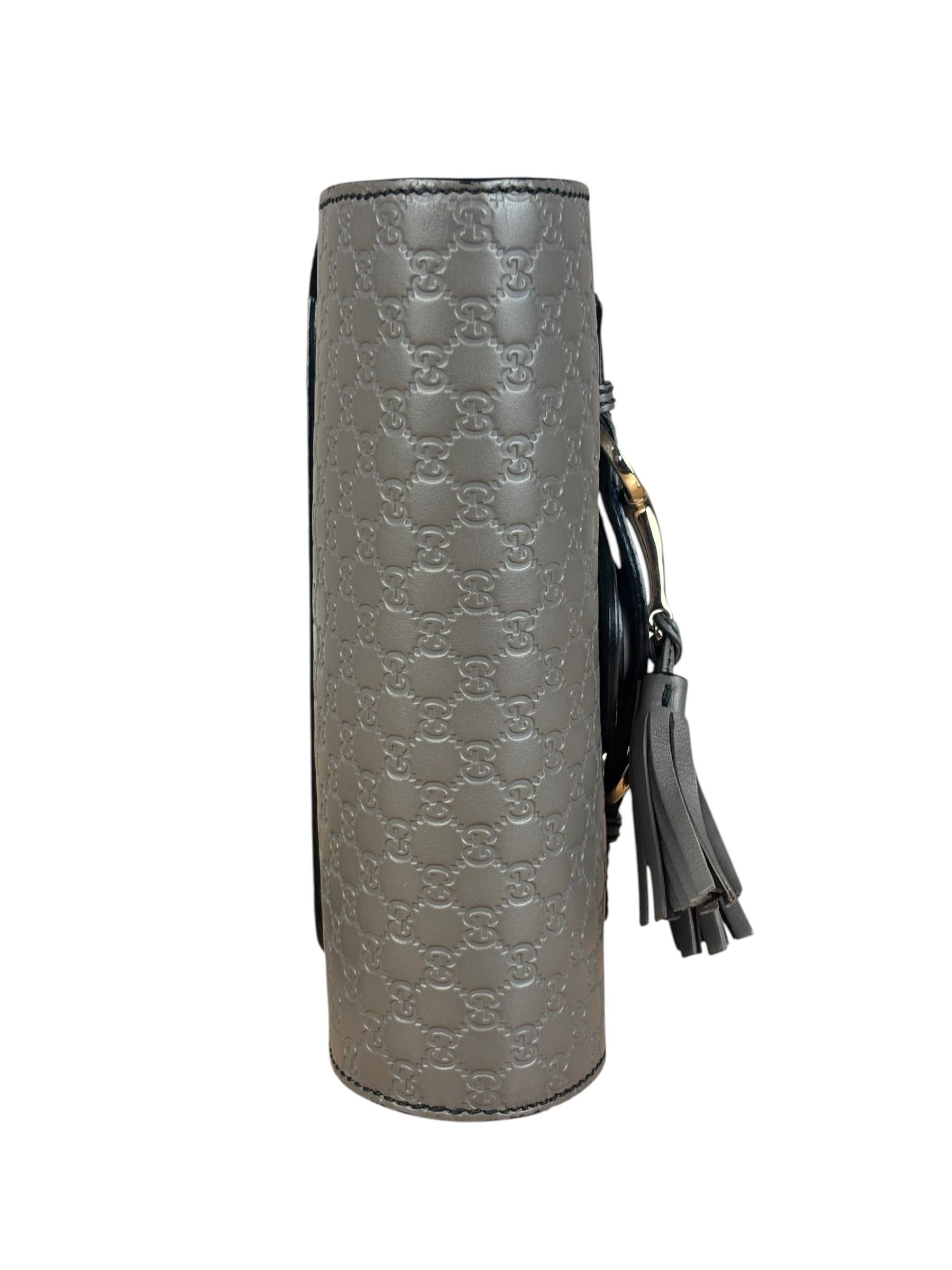 Gucci Emily GG Micro Shoulder Bag Grey
