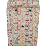 Burberry Blue Label Pink Multi Logo Bowler Bag
