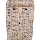 Burberry Blue Label Pink Multi Logo Bowler Bag