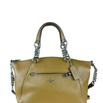 Coach Orange Leather Shoulder Bag