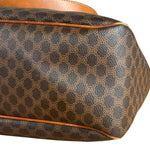 Celine Vintage Macadam Canvas Shoulder Tote