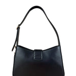 Coach Black Leather Eliza Shoulder Bag