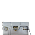 Salvatore Ferragamo Lavender Motherwell Clutch