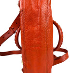 Balenciaga Red Leather Mini City Bag