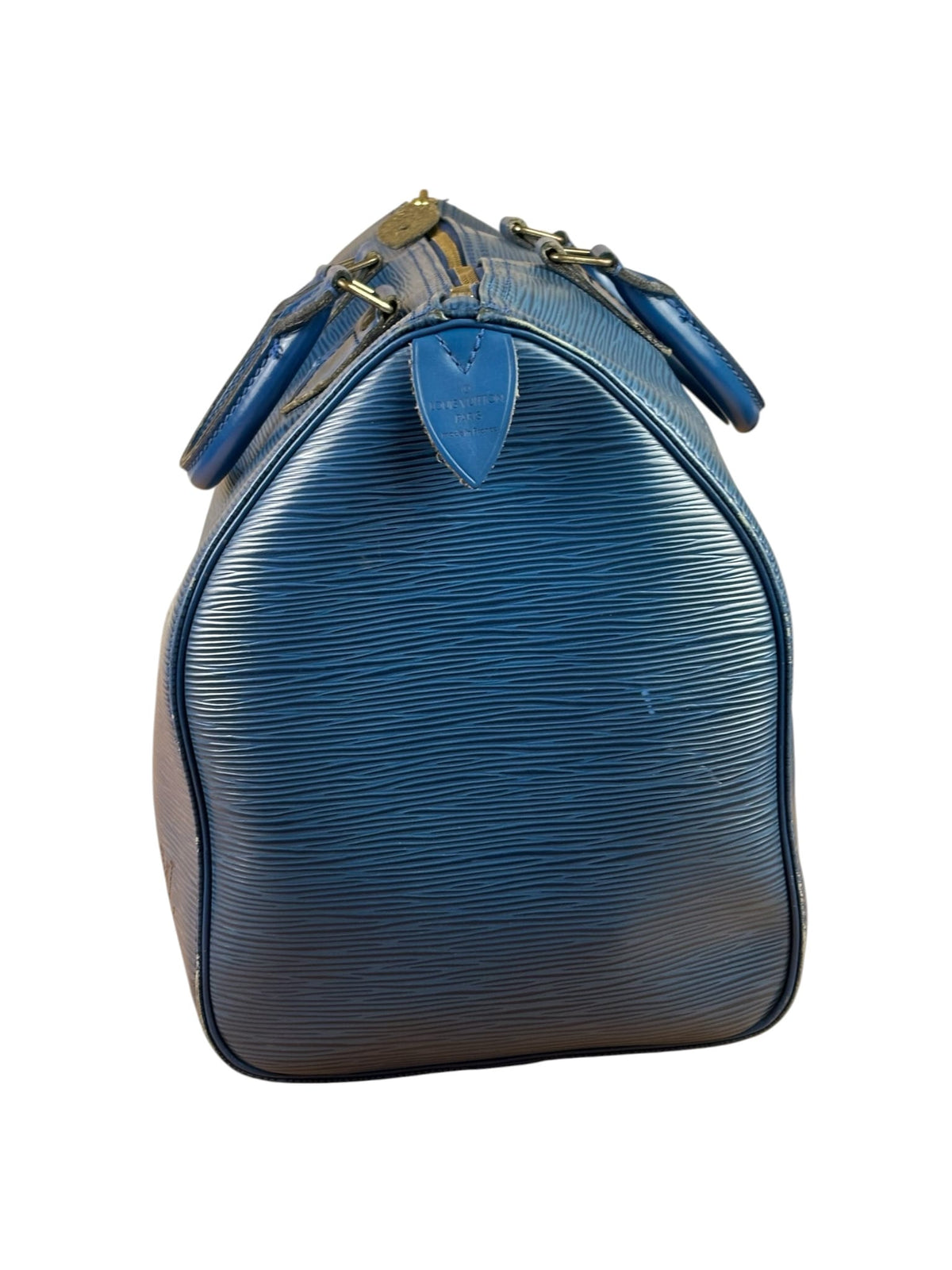 Louis Vuitton Blue Epi Speedy 40