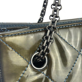 Chanel Green Quilted Patent Leather Reissue XL Tote 2011