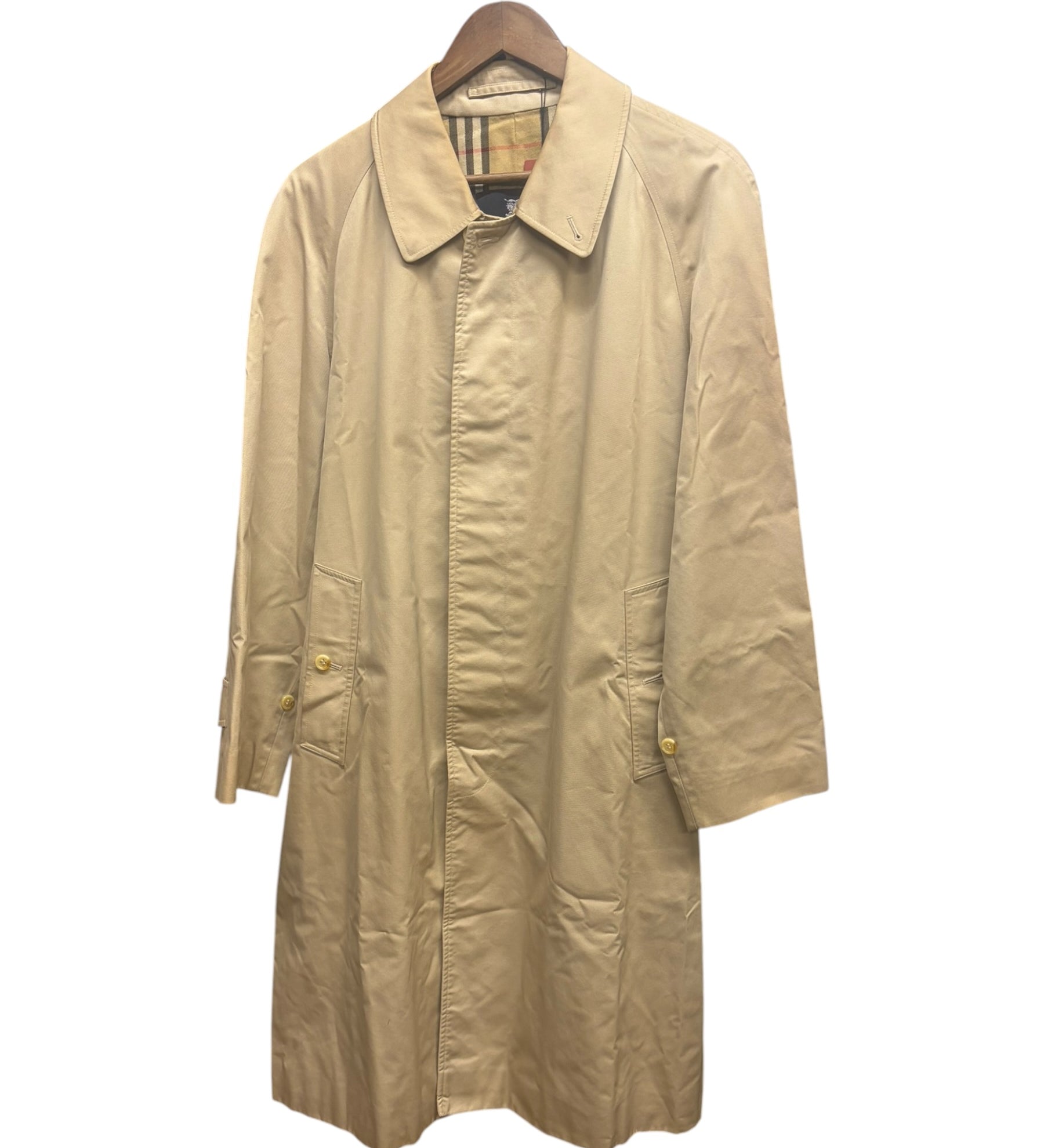 Burberrys House Check Lined Long Coat