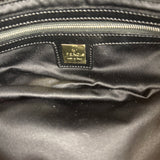 Fendi Vintage Black Sequin Baguette Shoulder Bag