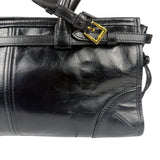 Prada Black Bonnie Calfskin Shoulder Bag