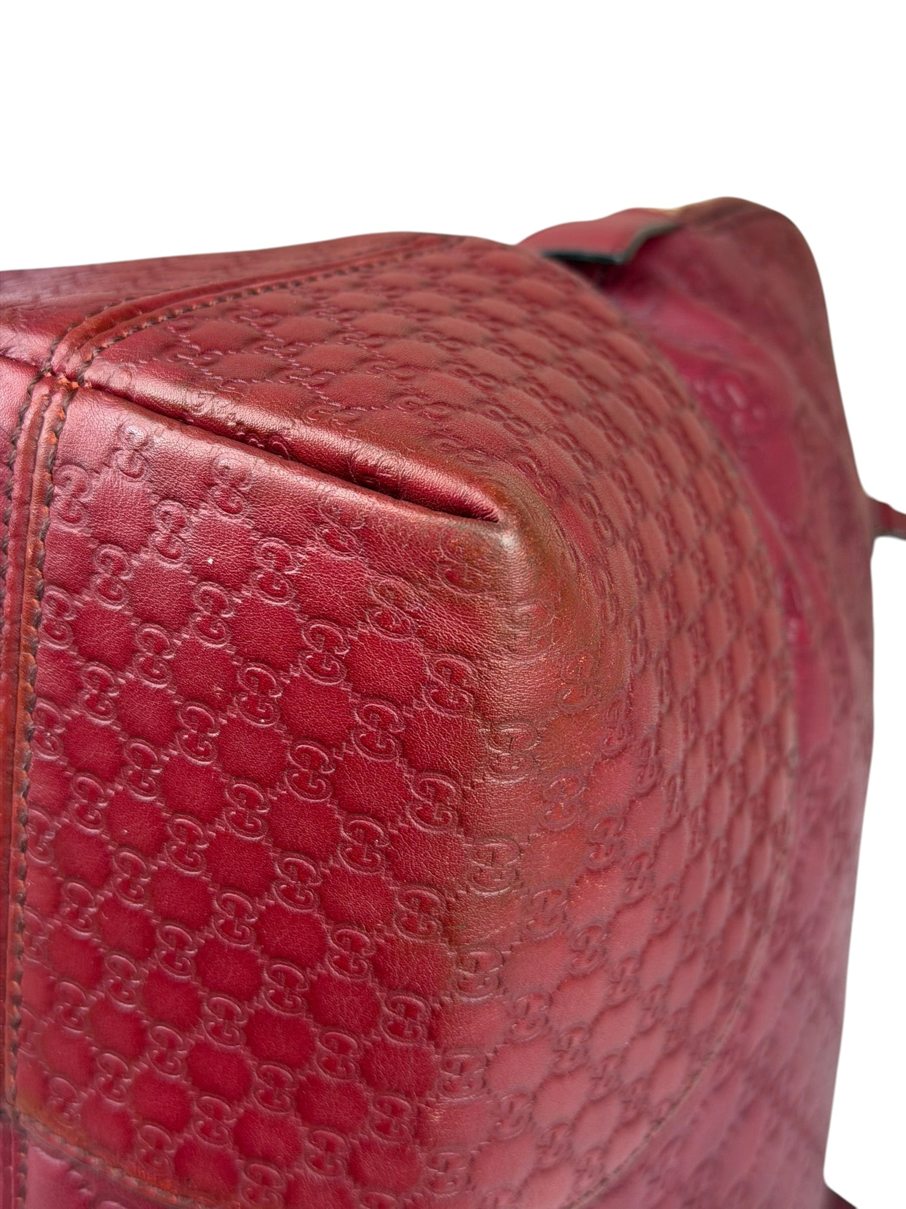 Gucci Ruby Red Bree Dome Tote