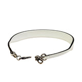 Gucci White Quilted Metelasse Leather Horsebit Chain Shoulder Bag
