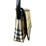 Burberrys Nova Check Flap Shoulder Bag
