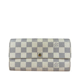 Louis Vuitton Damier Azur Sarah Long Wallet