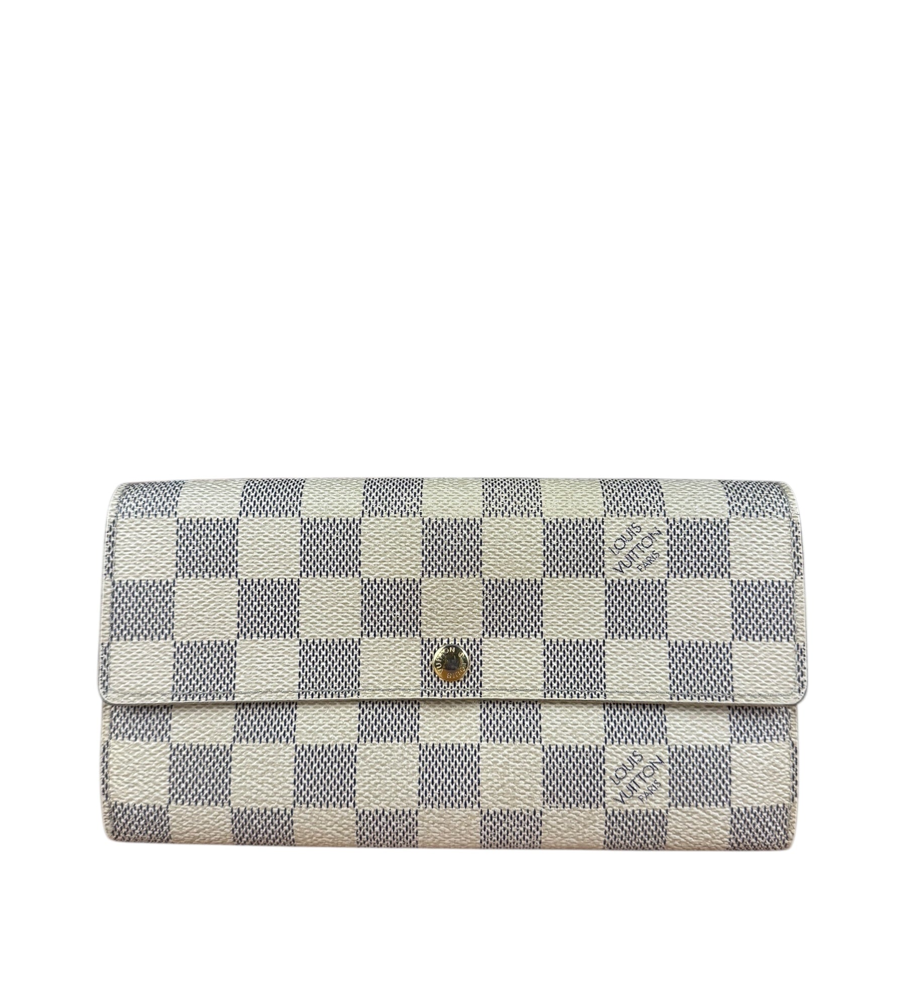 Louis Vuitton Damier Azur Sarah Long Wallet
