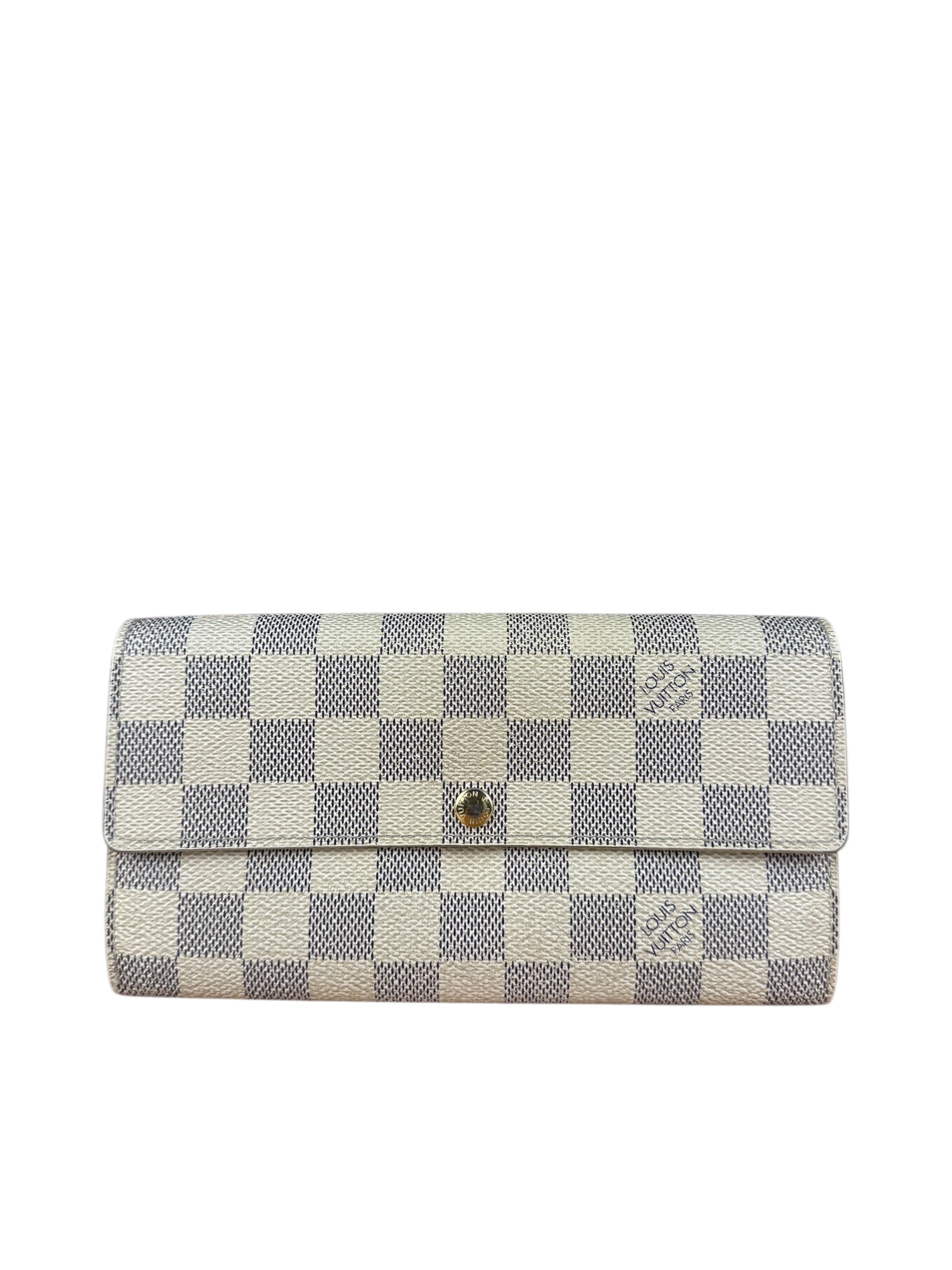 Louis Vuitton Damier Azur Sarah Long Wallet