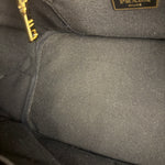 Prada Vintage Black Canvas Canapa Tote