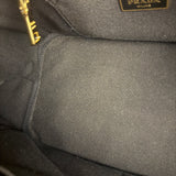 Prada Vintage Black Canvas Canapa Tote