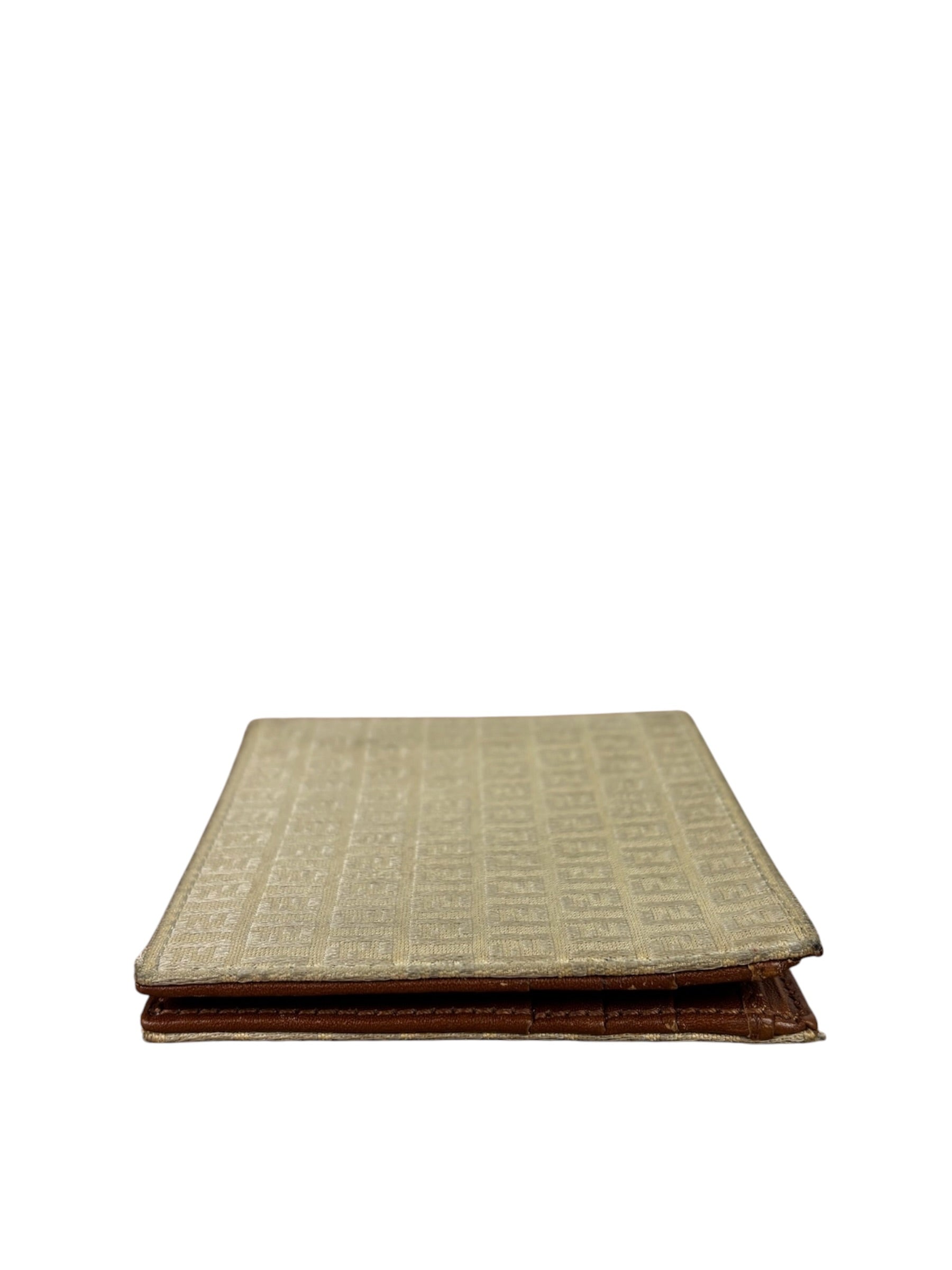 Fendi Beige/Brown Zucca Bi-Fold Wallet