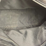 Gucci Black Leather Trim GG Canvas Tote Bag
