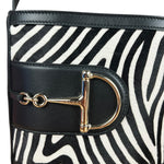 Gucci 73 Small Bucket Bag Zebra Print