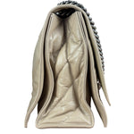 Balenciaga Beige Calfskin Crush Chain Bag