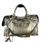 Balenciaga Gold Metallic M Le City Bag