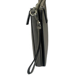 Prada Grey Saffiano Leather Pouch