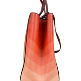 Fendi 2Jours Red Geometric Medium Tote