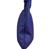 Bottega Veneta Purple Intrecciato Hobo Bag