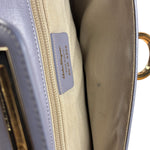 Salvatore Ferragamo Lavender Motherwell Clutch